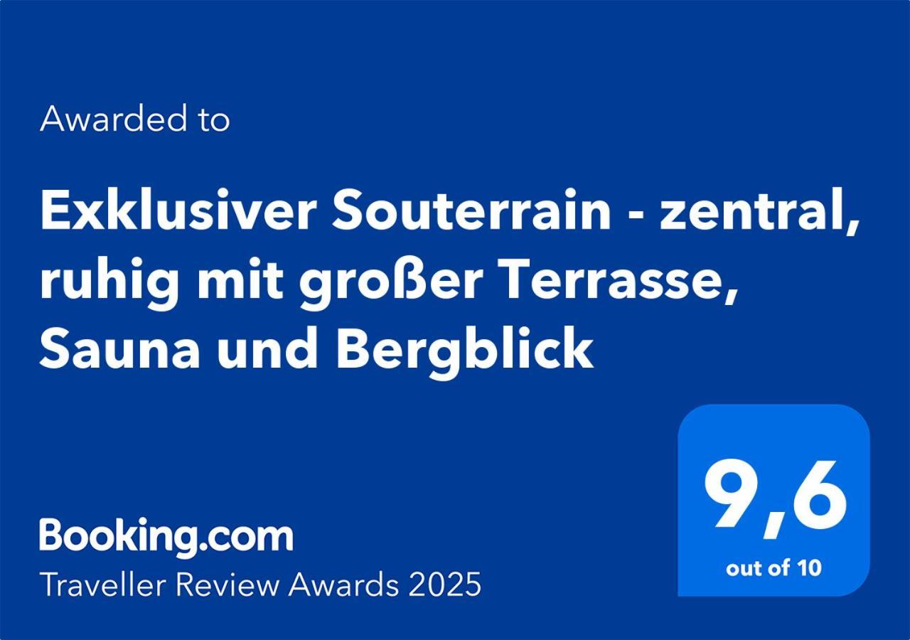 Exklusiver Souterrain - Zentral, Ruhig Mit Grosser Terrasse, Bergblick Und Privaten Sauna Zzgl Immenstadt im Allgäu Екстериор снимка